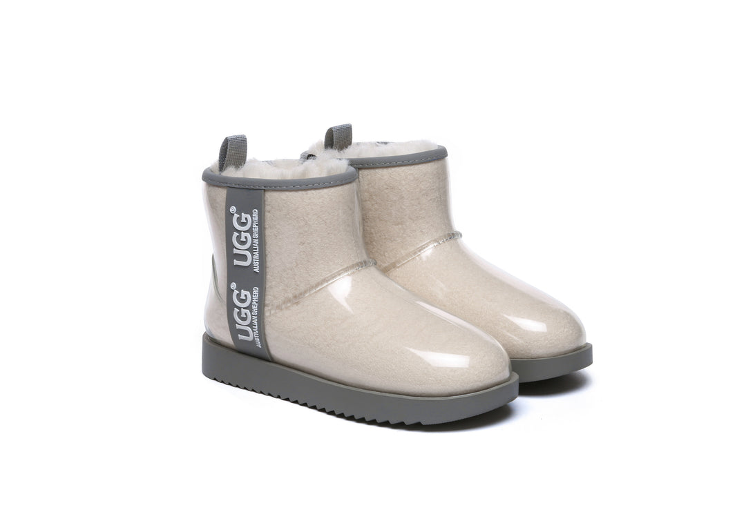 Clear Waterproof and Shearling Classic Boots