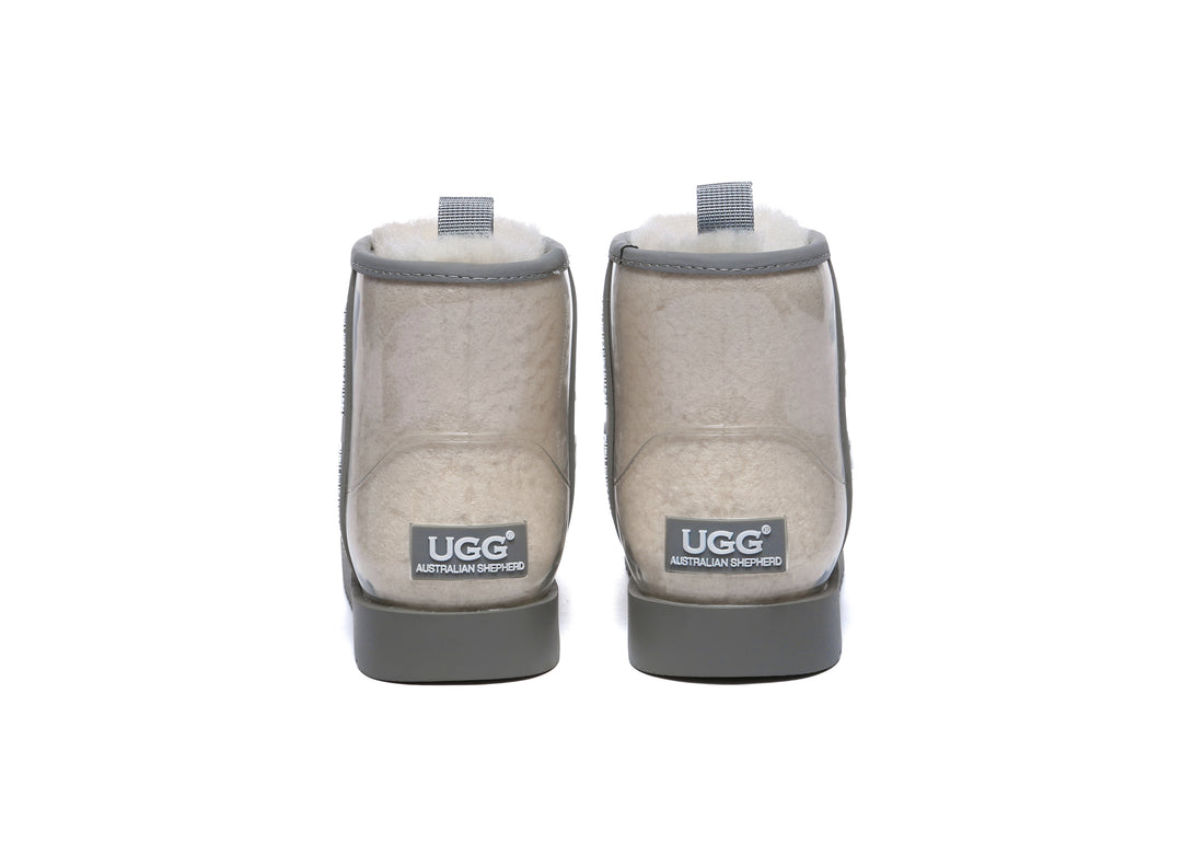 Clear Waterproof and Shearling Classic Boots
