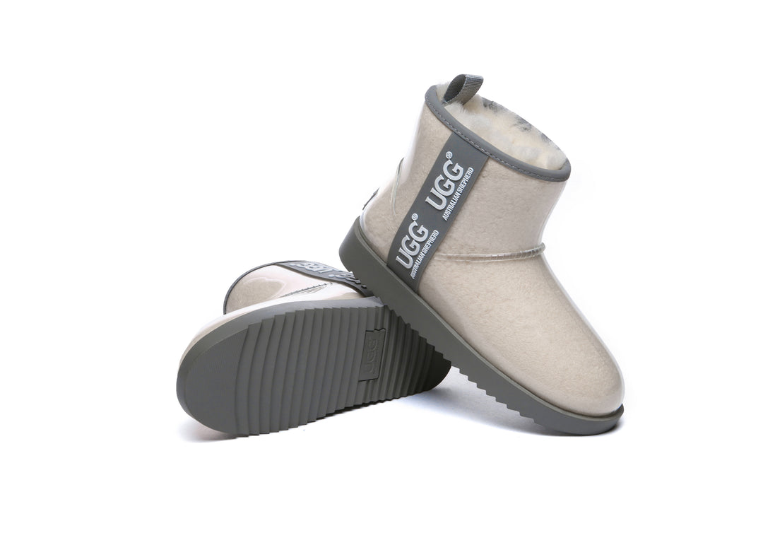 Clear Waterproof and Shearling Classic Boots