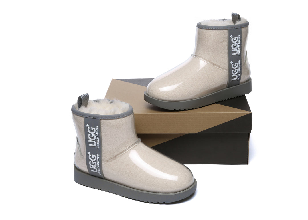 Clear Waterproof and Shearling Classic Boots