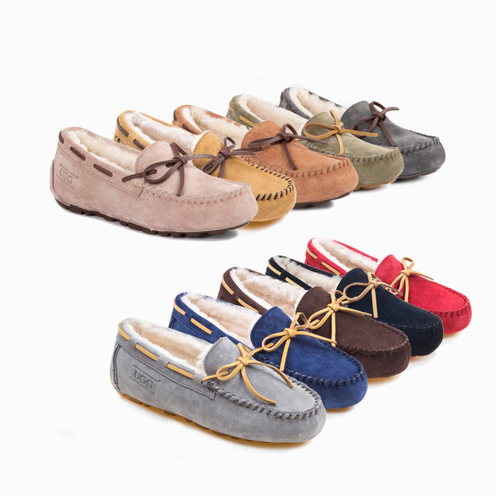 OZWEAR UGG Romy Ladies Moccasin (Inner Wedge)